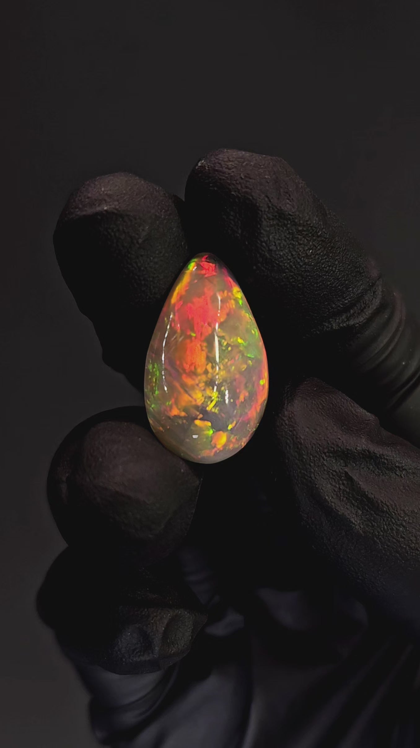 14 Carat Ethiopian Welo Opal Cabochon – Natural Pear Opal | Geni Gems